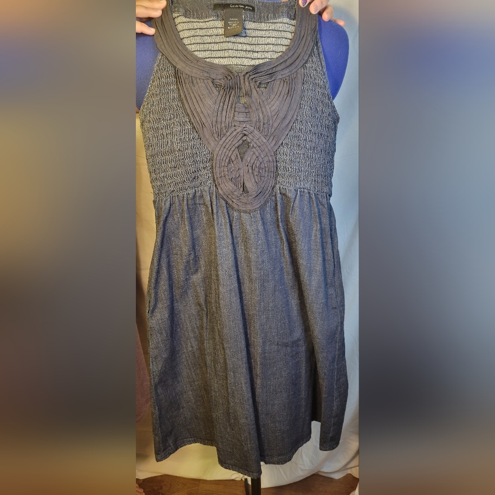 Vintage Calvin Klein, Small, Denim dress